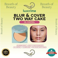 Luxcrime Blur & Cover two way cake in Buttercream | Custard | Opera Opera Opera | Compact powder | B