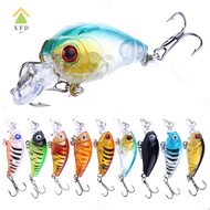 [XFD]  1PC Crankbait 4g 4.5cm Swim Crank Hard Bait For Bass Pike Fishing Lure Fishing Wobblers Tackl