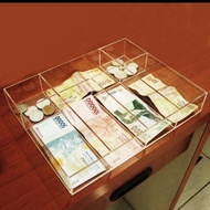 Acrylic cash register cash box cash drawer cash box