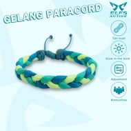Elfs Active Gelang Komunitas Sobat Active Glowing Paracord Bracelet