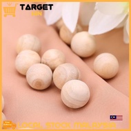 Bau Wangi 50 Biji Bola Kayu Cedar Asli Sfera 17mm Diameter Penghalau Serangga Natural Wooden Cedar W