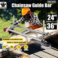 Woodworkers Portable Saw Chain Chainsaw Mill Lumber Planking Milling Kit Sawmill Guide Bar DIY Wood 