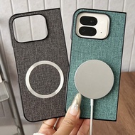 For Google Pixel 10 Pro Fold pixel10 pro fold luxury simple cloth wireless charging protective case