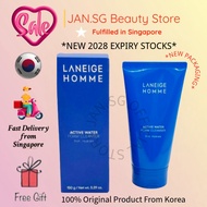 Laneige Homme Active Water Foam Cleanser 150g - Laneige Men Cleanser, Laneige For Men Cleansing Foam