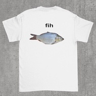 Fih Shirt Fih Fish tshirt meme shirt meme shirts funny shirts tiktok humor shirt silly t-shirt weird
