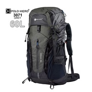 (CPH) Tas Ransel Gunung Polo Hiero 3071 -60 Liter Tas Camping Ukuran Besar Camping Tas Outdoor Backp