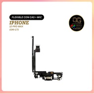 FLEXIBLE IP 12 PRO MAX (Original CT) CON CAS + MIC) Original Charger Connector