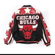 Jaket Vintage Chicago Bulls Bintang Limited By Jeff Hamilton Original