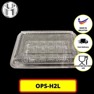 OPS H2L BENXON / Plastic Tray with Lock / Bekas Bakery / Disposable Plastic Clear Food Box - 50PCS+-