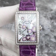 Franck Muller/FM Female Face Floral Outer Ring Behind Diamonds British Women's Watch 952