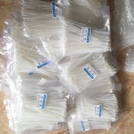 [NOTE: 100 FEAR] Plastic Drawstrings, Plastic Laminates, White Ties available in all sizes from 10cm