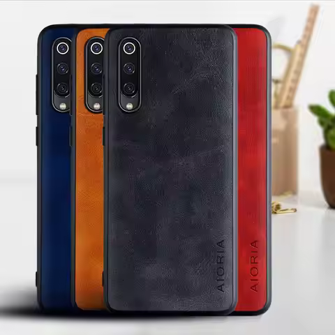 Case for Xiaomi Mi 9 mi9 se lite Mi 10 Pro Ultra funda Luxury Vintage leather phone cover for xiaomi