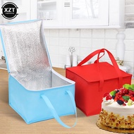 6/8/10 inch cake insulation bag square beverage storage container zipper picnic freezer bag food alu