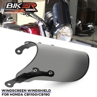 Motorcycle Windscreen Pare-brise For HONDA CB190 SS CB1100 EX/RS CB750 CB600F HORNET CB400 Super Win