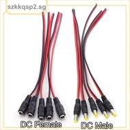 5pcs DC 12v Extension Cable Male Female Connectors Plug Power Cable cord wire  SGK2
