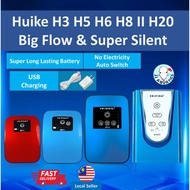 Ready Stock HUIKE H3 H5 H6 H8 II H20 USB Rechargeable ACDC Oxygen Pump Lithium Battery Super Long La