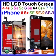 Super HD LCD Screen Fit With iPhone 4 5 5S 5C SE iPh 6 iPh 6s 6+ 6s+ iPh 7 iPh 7+ iPh 8 iPh 8+ IP SE