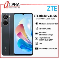 ZTE Blade V41 Vita 5G *FREE NTUC Voucher* | 6.6" FHD+ Display | 7.98mm Ultra Slim | 50MP Triple Camera