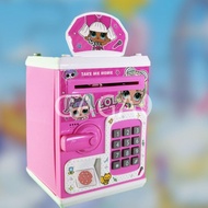 Mesin Atm dengan Cap Jari Muzik Kata Laluan Bank Syiling Kartun/Mesin Tabung Simpanan Syiling Kartun