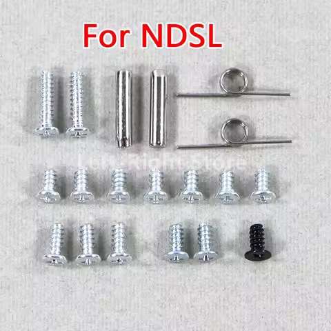 3sets Replacement For DS Lite NDSL Brand New Screws L R Springs Strut Small Metal Fittings Full Set 