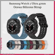 Samsung Galaxy Watch 7 Ultra 47mm Replacement Strap Silicone Sports Strap Wristband For Watch 7 Ultr