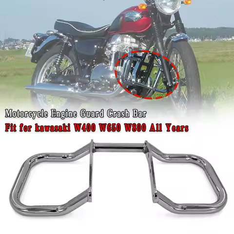 Fit for kawasaki W400 W650 W800 All Years Motorcycle Engine Guards Bumper Crash Bar Falling Protecto