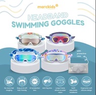 MarcKids 兒童頭帶式造型大框泳鏡 headband swimming goggle