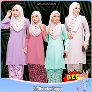 Tasteful shopBy Melia Design Batik Viral Baju Kurung Pesak Pahang Plain Murah Cikgu Najeeha Ready Stok