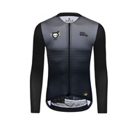 Monton Mens Long Sleeve Cycling Jersey Cat