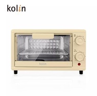 歌林 Kolin 10L 霧面質感奶黃色 雙旋鈕電烤箱