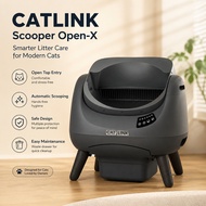 CATLINK OPEN-X Automatic Self-Cleaning Litter Box for Cats | Smart Odor Control & Safety Cat