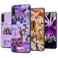 BTS boy group Samsung A70 A11 A12 4G A21S A22 4G A22 5G Black Soft Phone Case