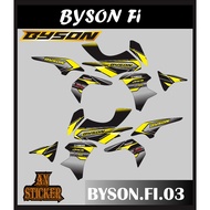 STRIPING STICKER BYSON FI STICKER BYSON FI NEW STICKER LIS LIST BYSON FI CODE 03