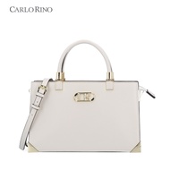 Carlo Rino Beige Chainex small Tote Bag