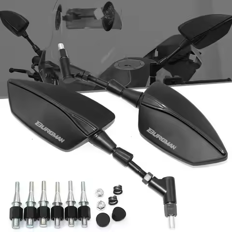For BURGMAN AN125 AN250 AN400 AN650 AN 650 Burgman 400 650 125 200 Motorcycle Rearview Mirror View S