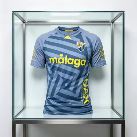 2026 New Malaga CF Football Jersey T-shirt Casual Quick Drying, Suitable for Outdoor Sports and Comf