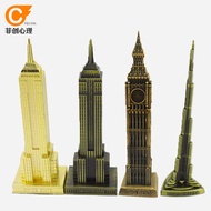 Psychological Sand Table Hand-Made Ornaments Different Countries Building Metal Harry Fatha Empire S