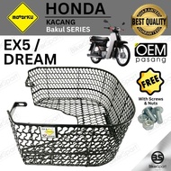 Motorku Kacang Honda EX5 Firm Basket / Bakul (High Quality)