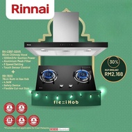 Rinnai Cooker Hood 90cm RH-C95F-SSVR + Rinnai Built-in Gas Hob 4.5kW 78cm RB-782G