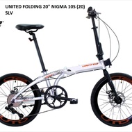 Folding Bike 20inc united nigma alloy 10speed Disc Brake discbrake sni new high quality