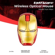 COD Taffware Mouse Wireless Optical Iron Man 2.4 Ghz M8 / mouse laptop wireless bluetooth gaming / m