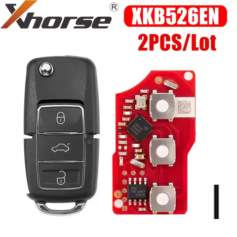 Xhorse XKB526EN 2nd Generation Wire Remote Key for VW B5 Type 2PCS/Lot