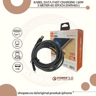 120W FAST CHARGING 6G EPOCH DATA CABLE (XWIN-K01) 3 METER ORIGINAL