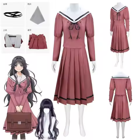Anime Kaoru Hana wa Rin to Saku Waguri Kaoruko Cosplay Costume Wig Waguri Kaoruko Halloween Party Su