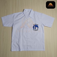 AL AZHAR KINDERGARTEN WHITE SHIRT SHORT SLEEVE AL AZHAR KINDERGARTEN HEM AL AZHAR UNIFORM AL AZHAR U