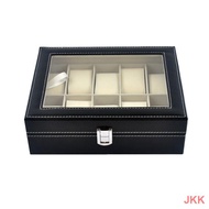 quartz watch ♞❖Aluminium / PU Leather Watch Case Box 6 10 12 20 24 Slot
