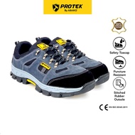 PROTEK 100% Genuine Leather/ Steel Toecap & Midsole Safety Shoes Men SFA755D1-E Safety Boot/Kasut Ke