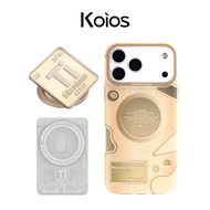 [Koios] iPhone|Desert Gold Technology Titanium Plating Magnetic Phone Case 17 Air 16 15 14 13 Pro Ma