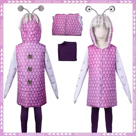 2001 Cartoon Monsters Inc Boo Cosplay Fantasy Girls Clothing Costume Disguise Teen 6 to 14 Years Rol