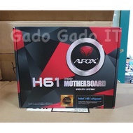 AFOX H61 MOTHERBOARD SOCKET 1155 INTEL LGA 1155 (Official Warranty)